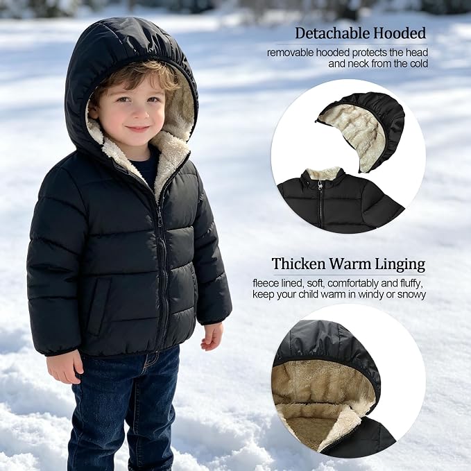 Baby Girls Boys' Winter Fleece Jackets