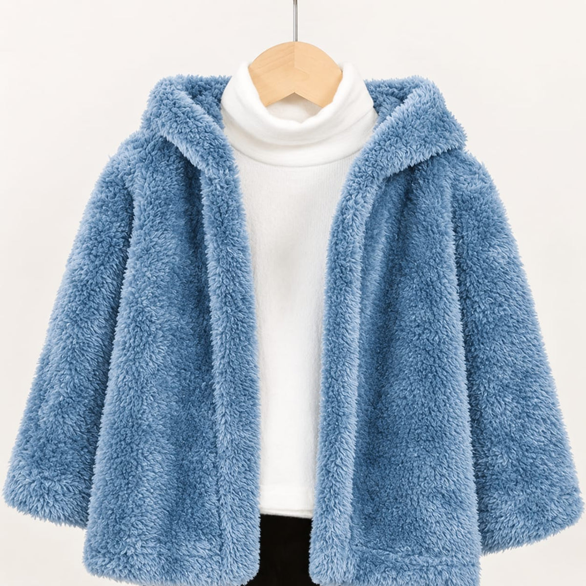 Baby Grils/ Boys Plush Hoodie Kids Jacket