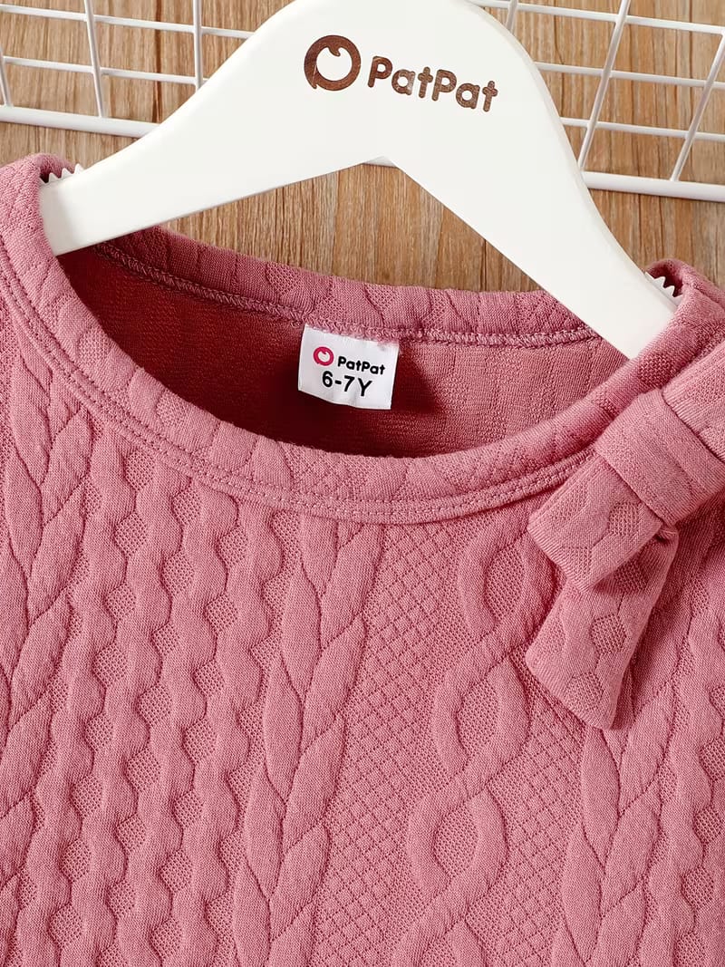 PatPat Girls' Dress Autumn Winter Comfortable Warm