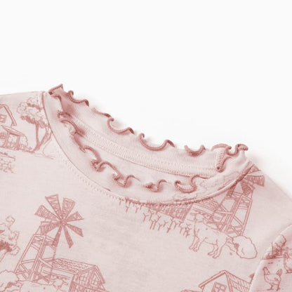 PatPat Toddler / Kids Pajamas with Soft Tencel Lyocell Wool Blend ( 2-piece Snug-Fitting )